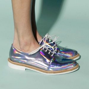 Miista Zoe Hologram Oxfords